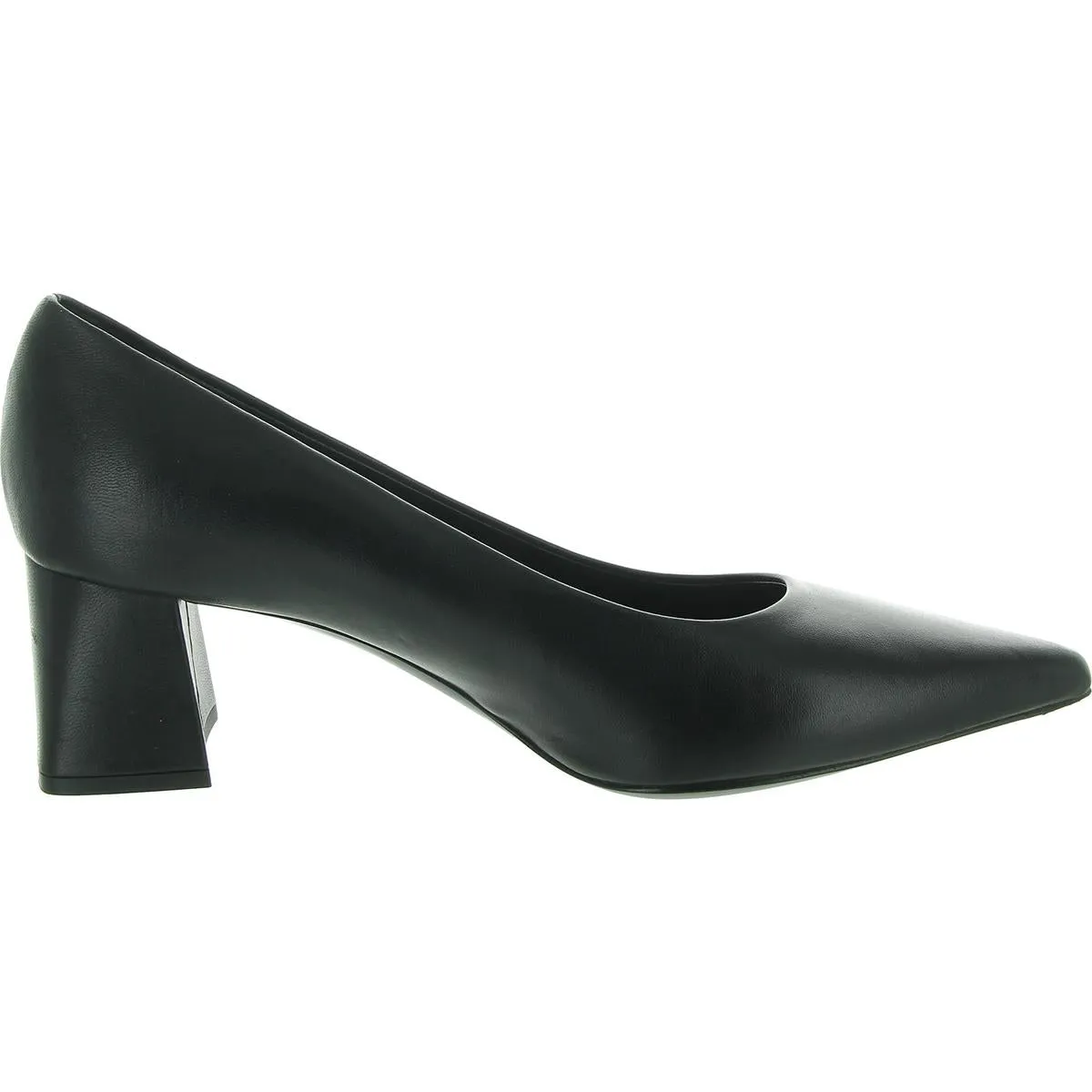 Tracy Womens Leather Block Heels
