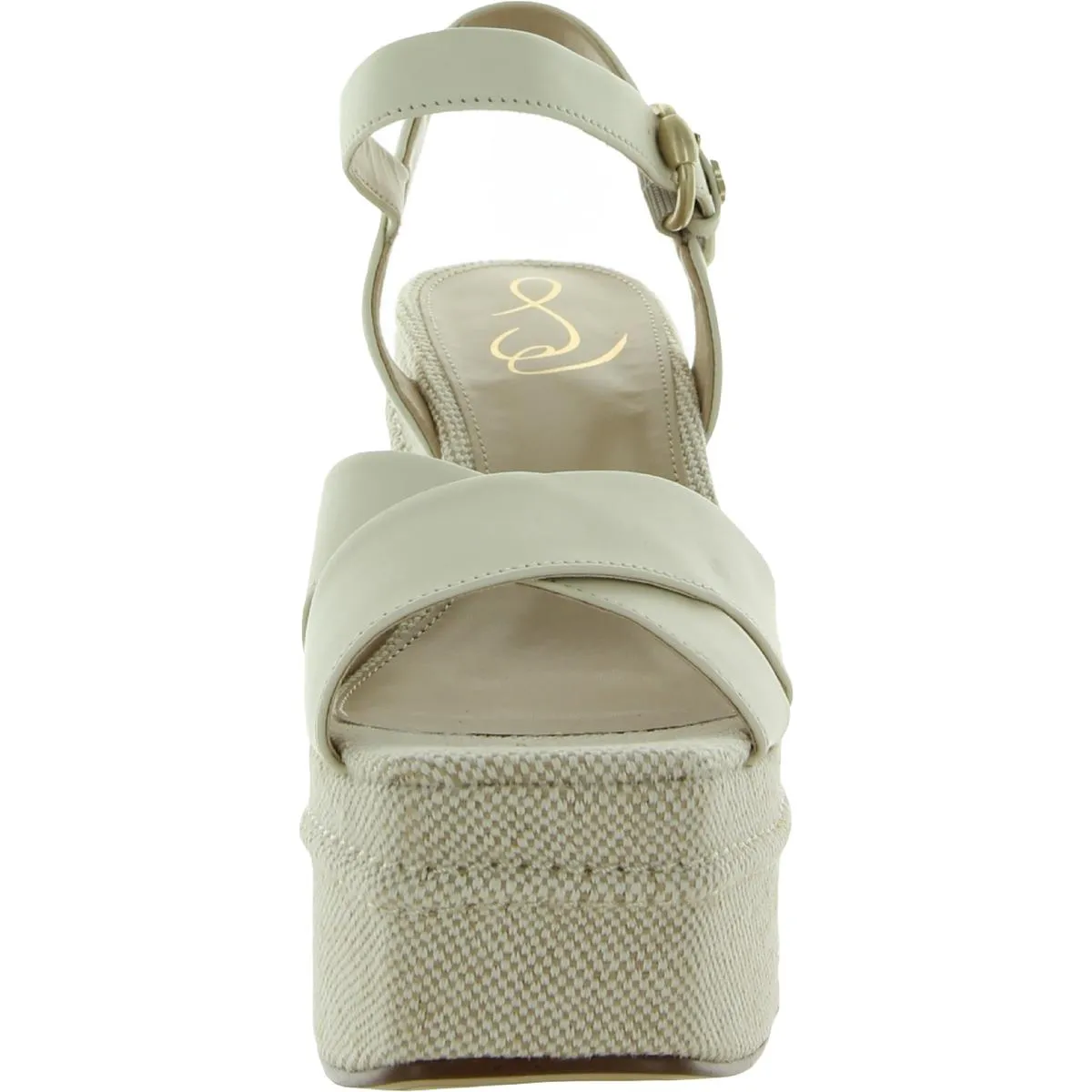Trianna Womens Strappy Slingback Platform Heels