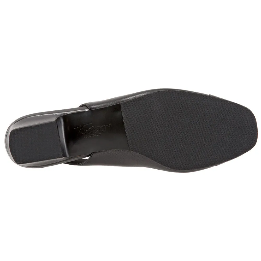 Trotters Dea Heel Black Leather/Patent Combi (Women's)