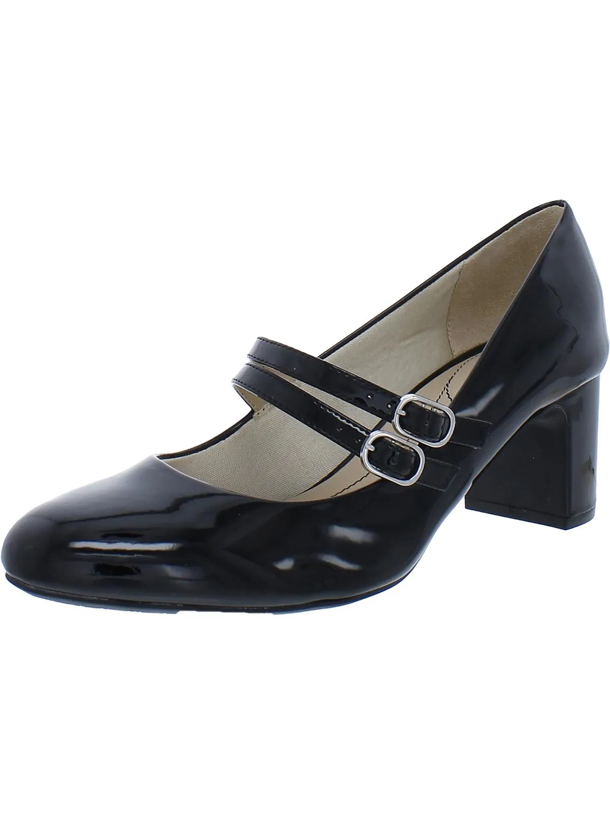 True Womens Comfort Insole Buckle Mary Jane Heels
