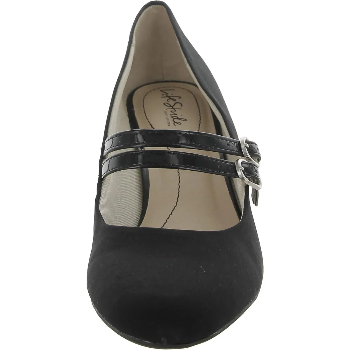 True Womens Comfort Insole Buckle Mary Jane Heels