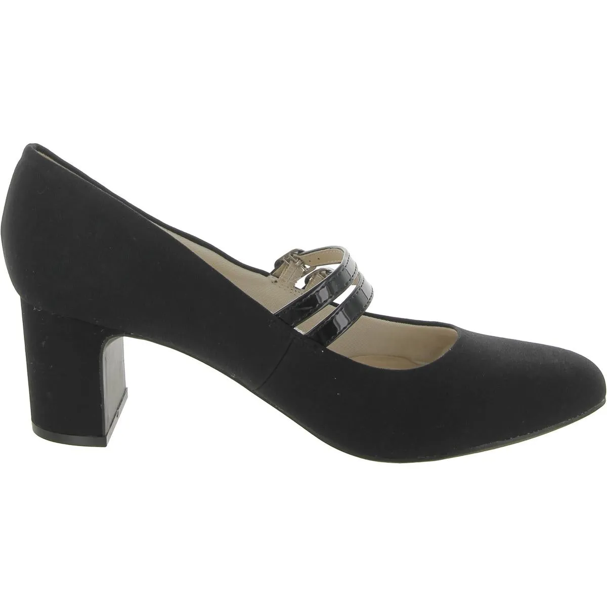 True Womens Comfort Insole Buckle Mary Jane Heels