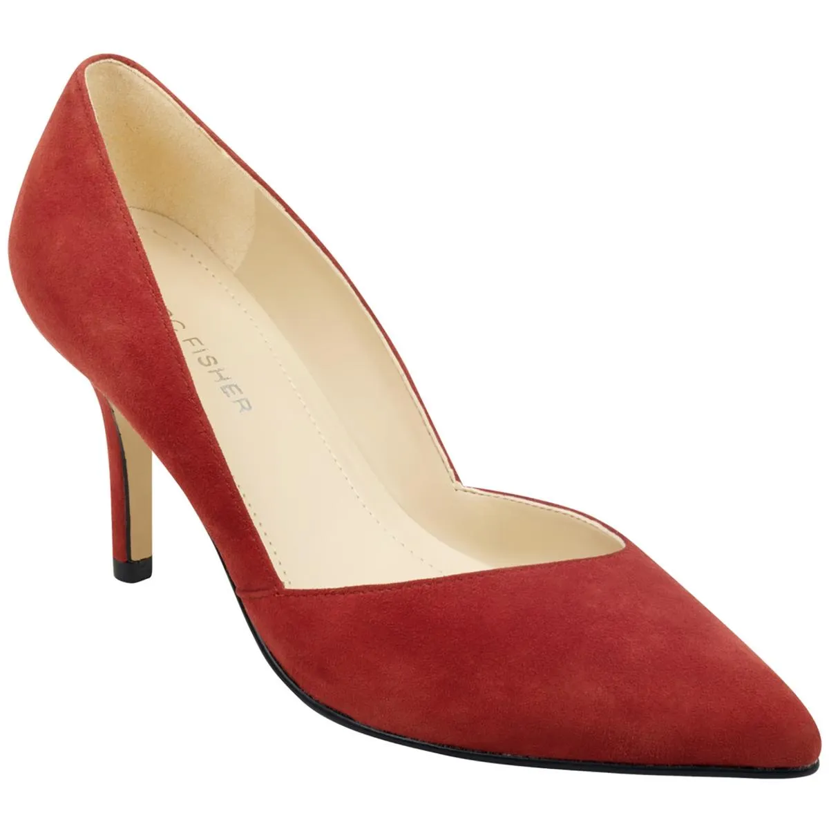 Tuscany Womens Leather Slip On Evening Heels