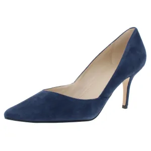 Tuscany Womens Leather Slip On Evening Heels