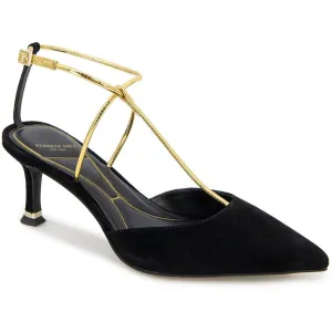UMI Womens Adjustable Leather Pumps
