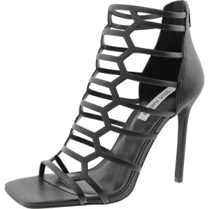 Upward Womens Zipper Leather Pumps
