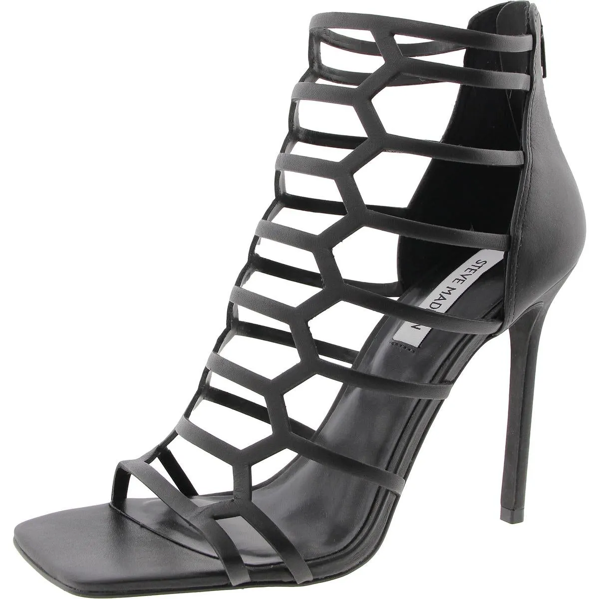Upward Womens Zipper Leather Pumps