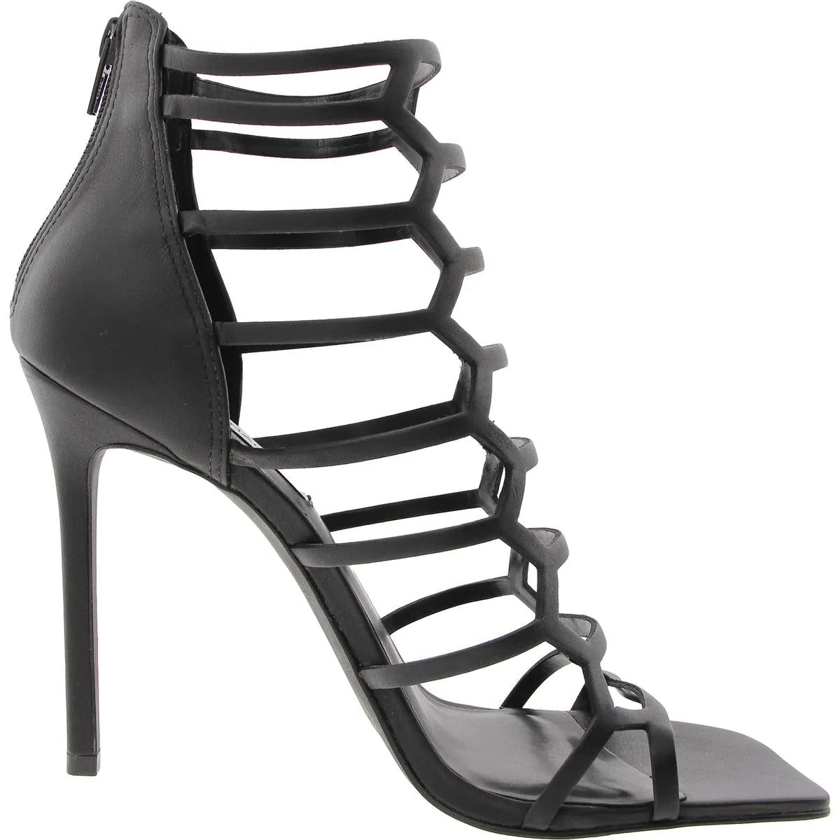 Upward Womens Zipper Leather Pumps