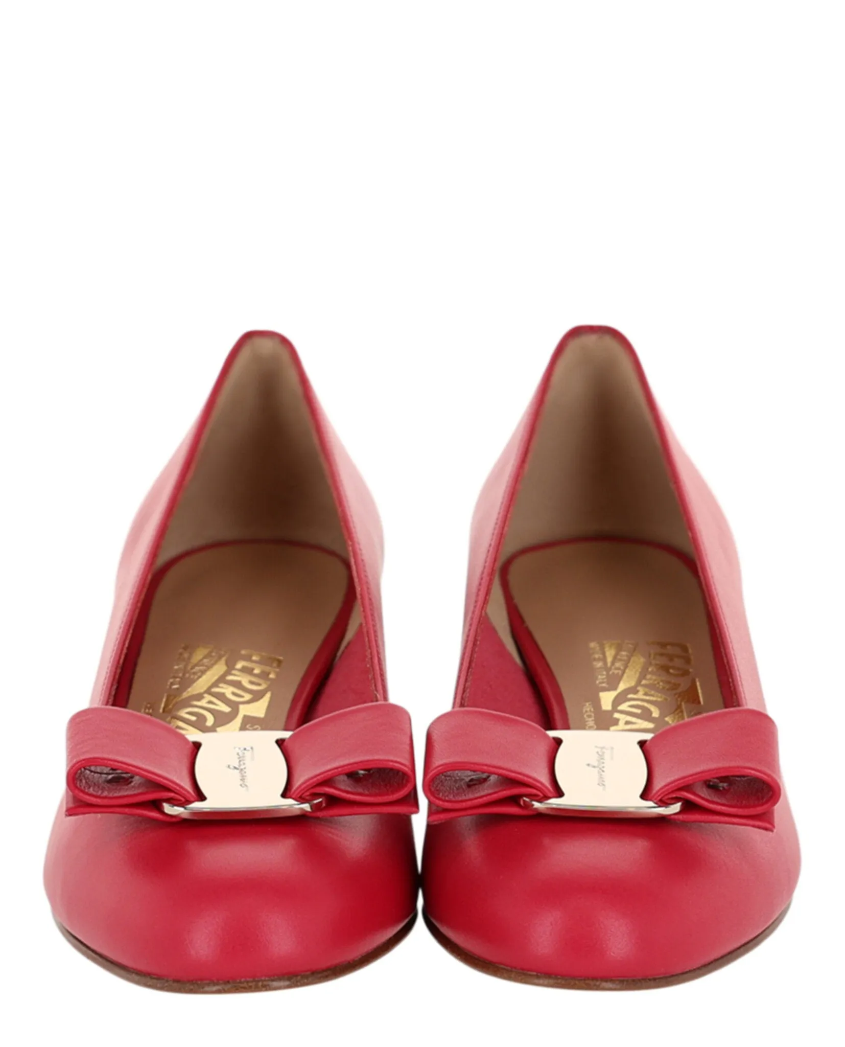 Vara Bow Leather Pumps