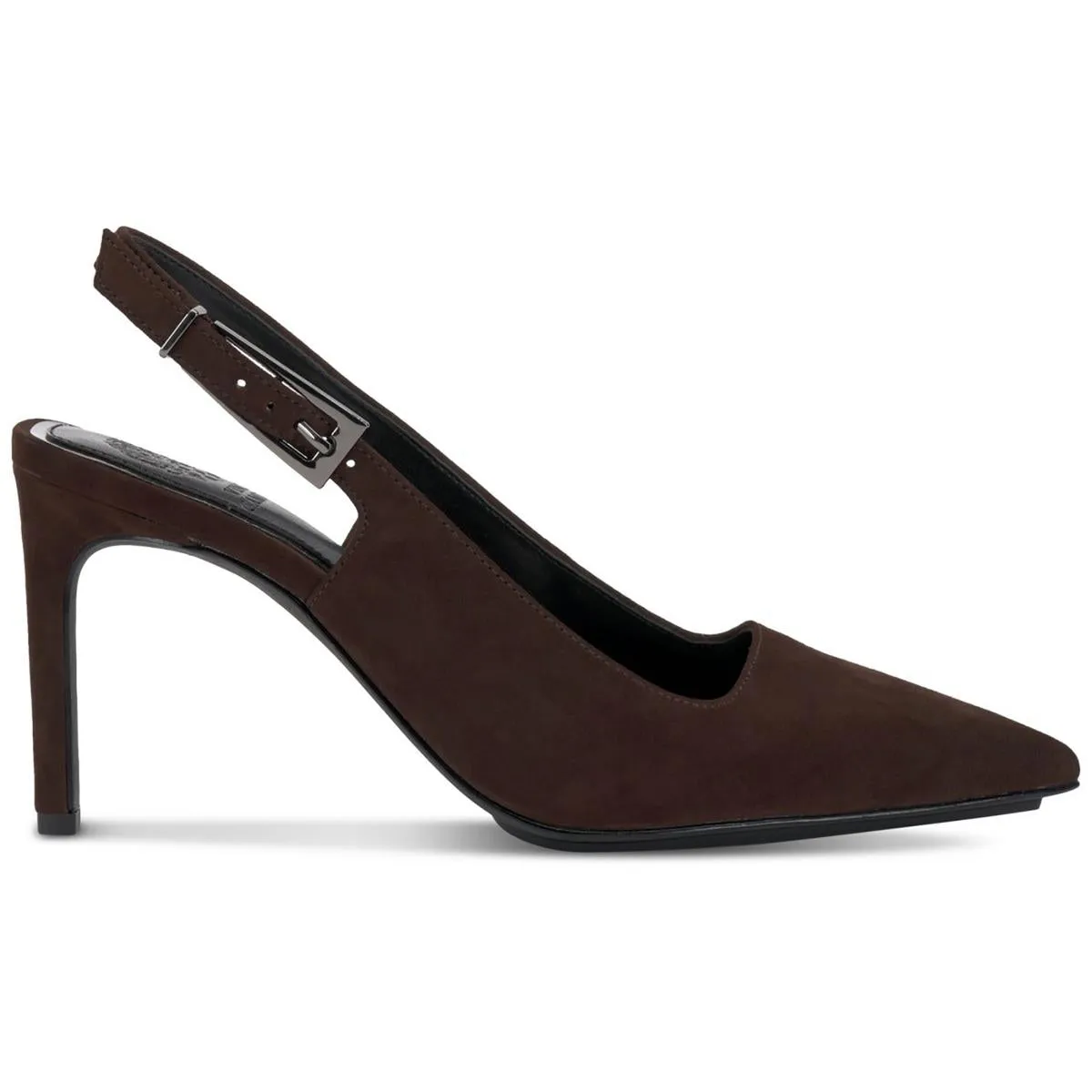 VCBRENDIE Womens Adjustable Suede Slingback Heels