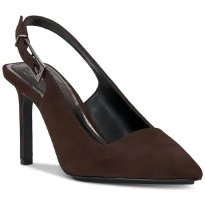 VCBRENDIE Womens Adjustable Suede Slingback Heels