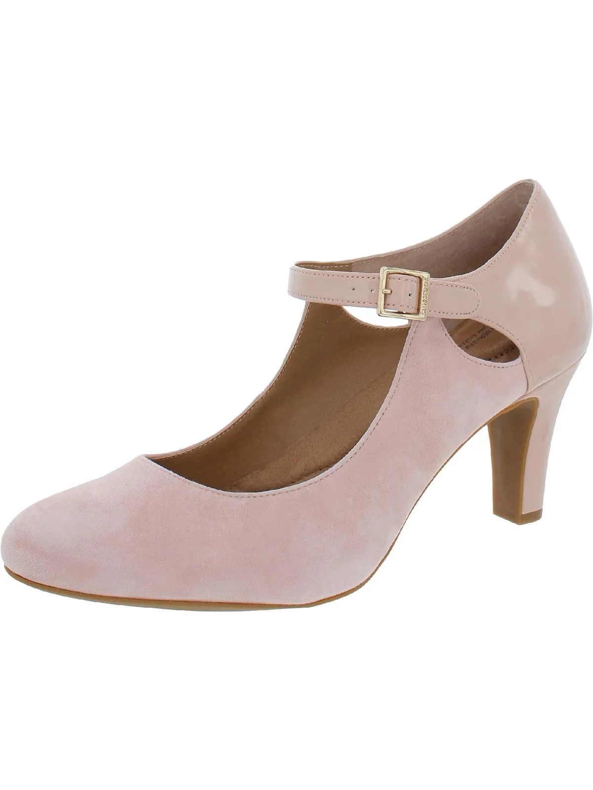 Velmahl Womens Patent Trim Slip On Pumps
