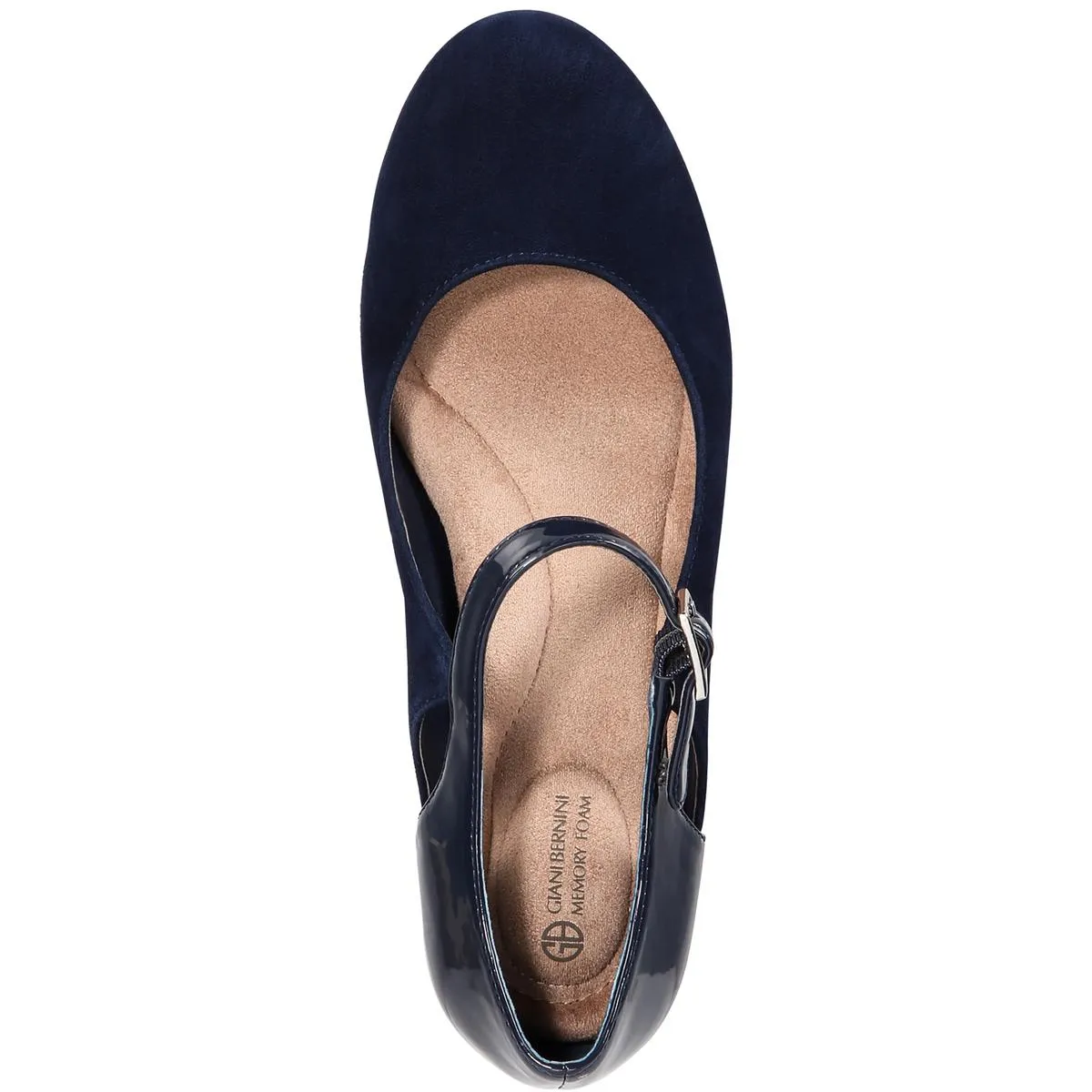 Velmahl Womens Patent Trim Slip On Pumps