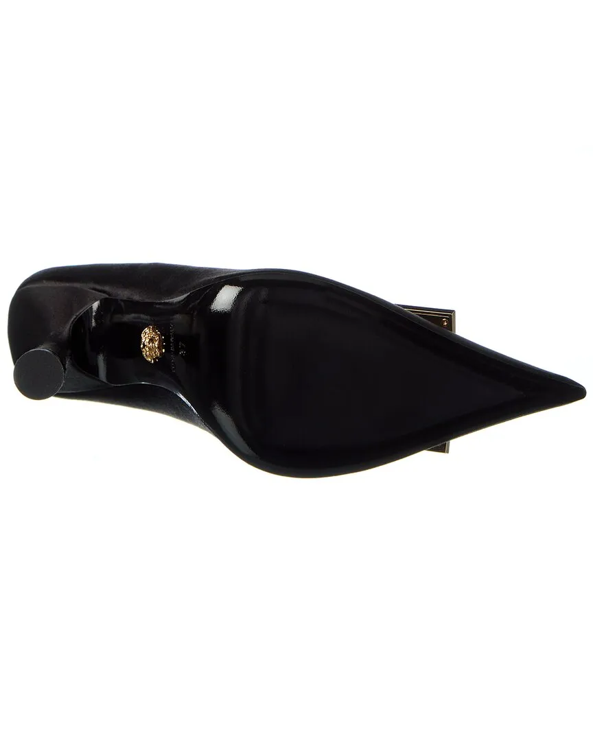 Versace Medusa Plaque Satin Pump