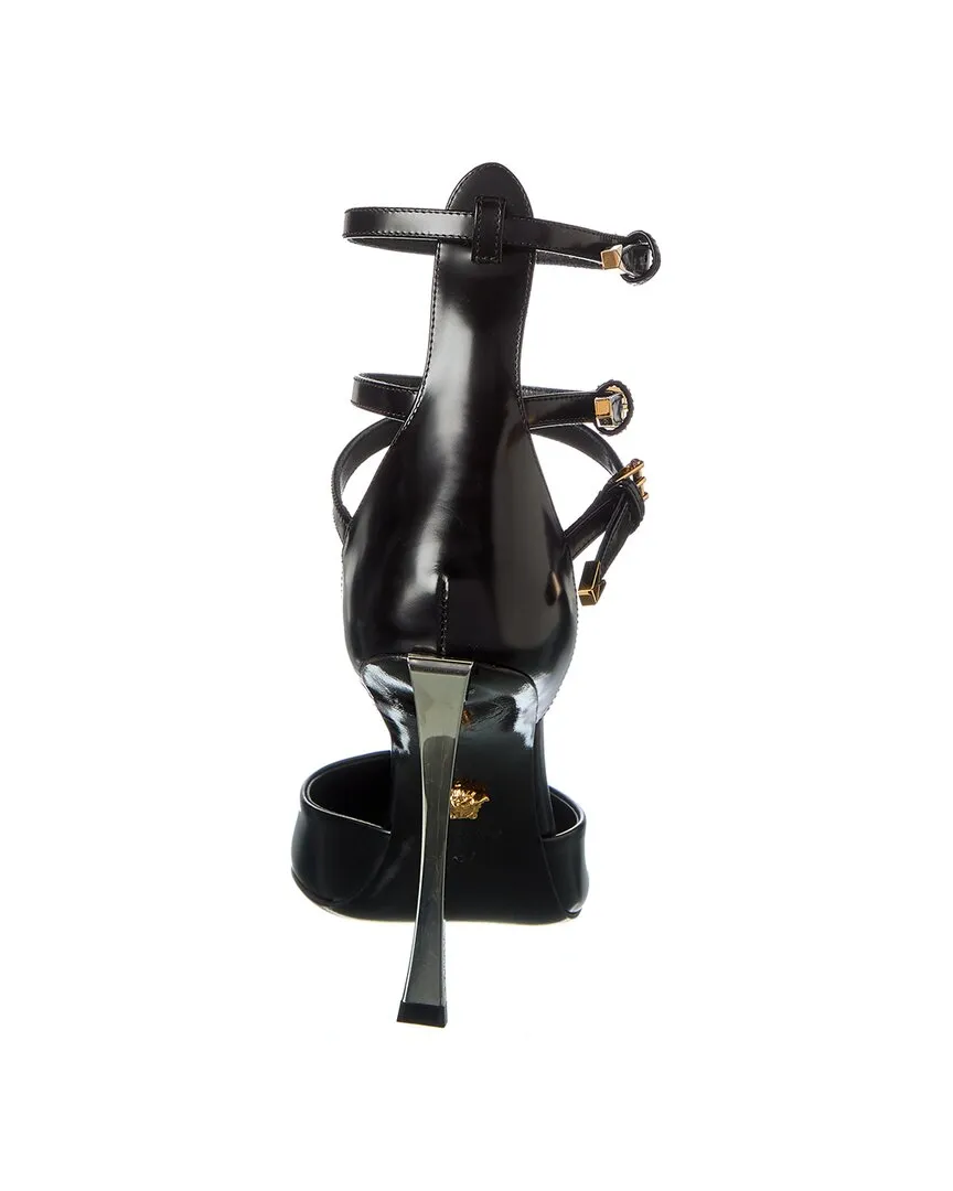 Versace Pin Point Leather Pump