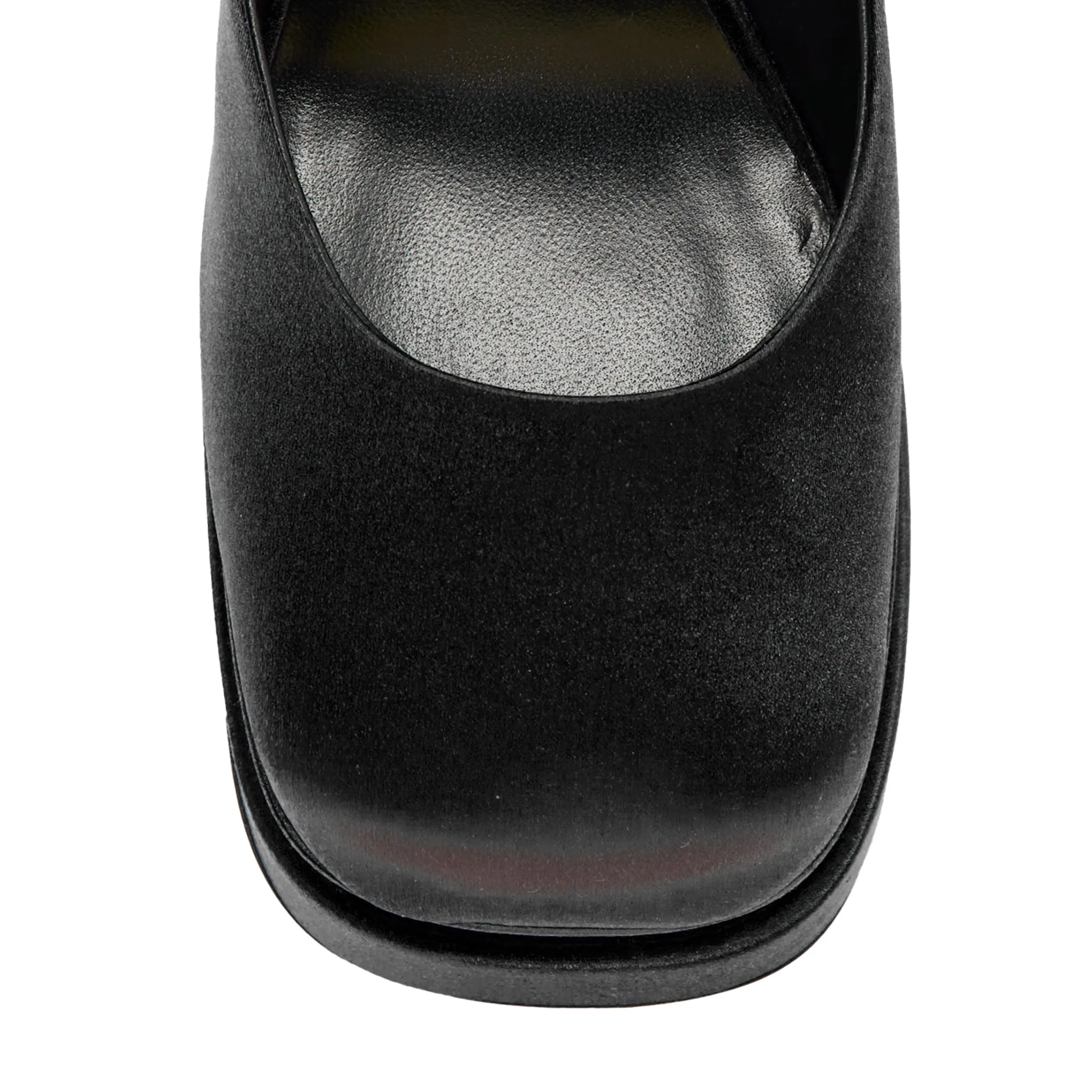 Versace Runway Aevitas 155 satin g crystal Medusa double platform
