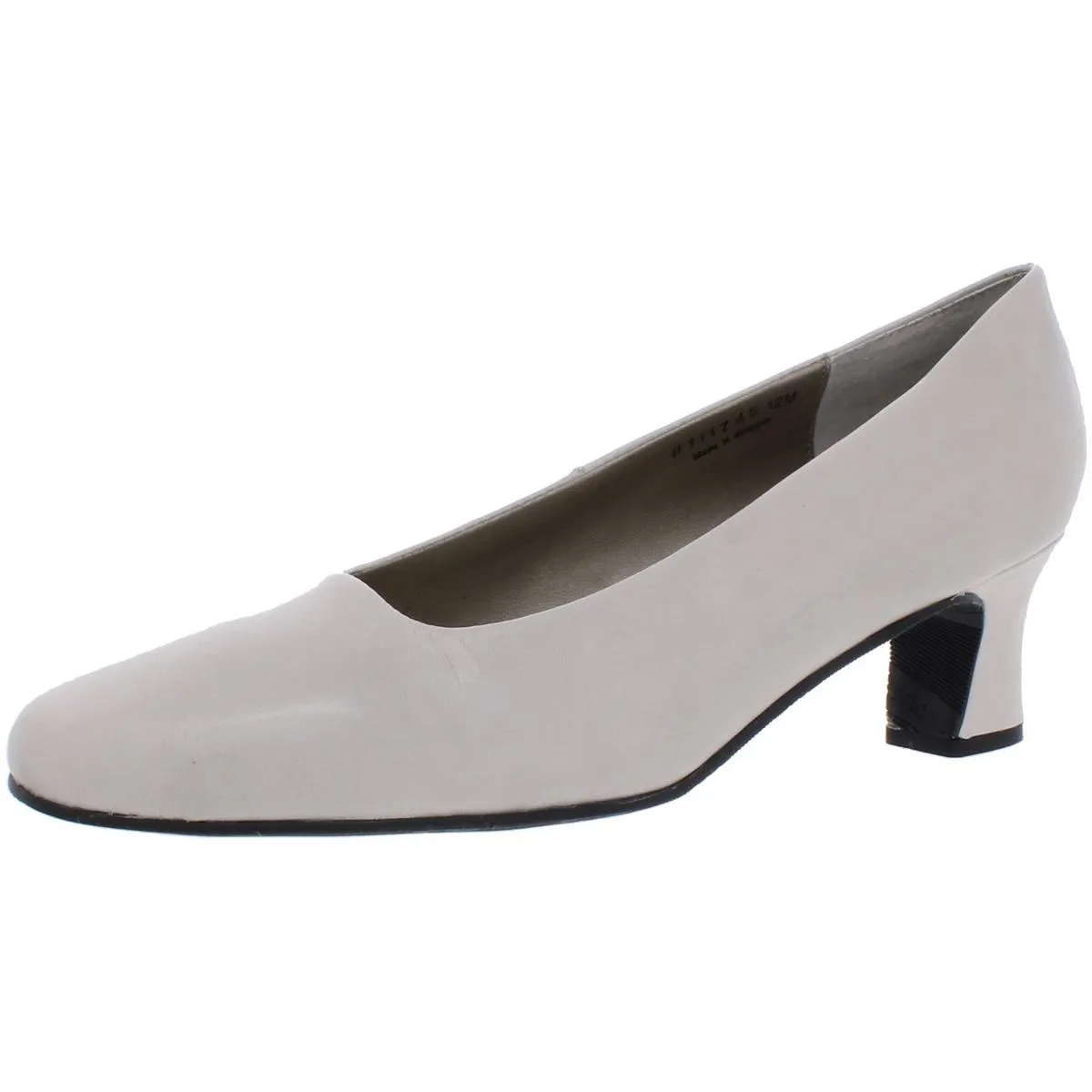 Vicki Womens Solid Slip On Pumps