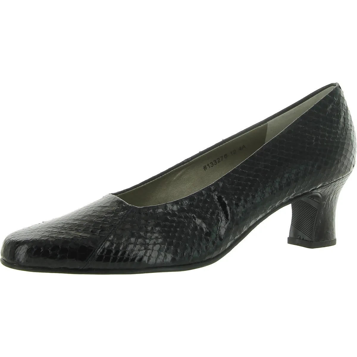Vicki Womens Solid Slip On Pumps