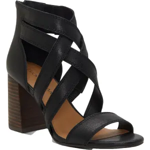 Vyrah Womens Leather Strappy Heels