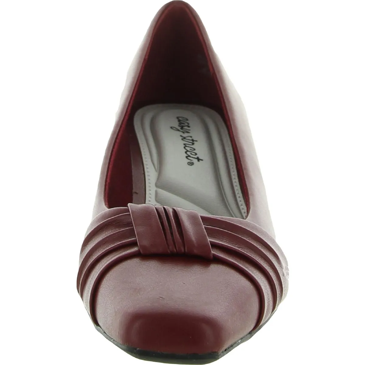 Waive Womens Faux Leather Slip On Dress Heels