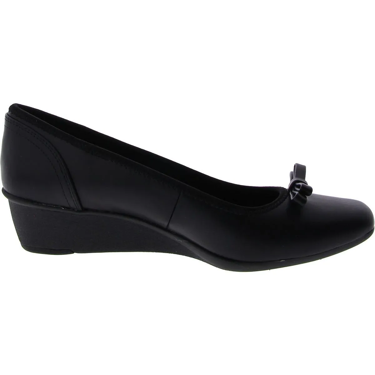 Wales Womens Faux Leather Slip On Pumps