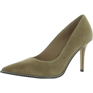 Waverly  Womens Suede Pointed Toe Dress Heels