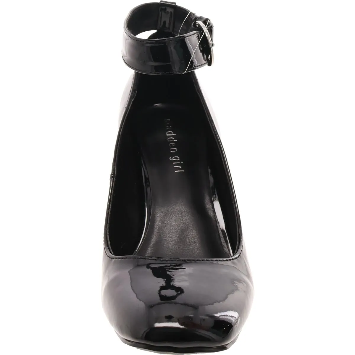 Whishing Womens Patent Square Toe Pumps