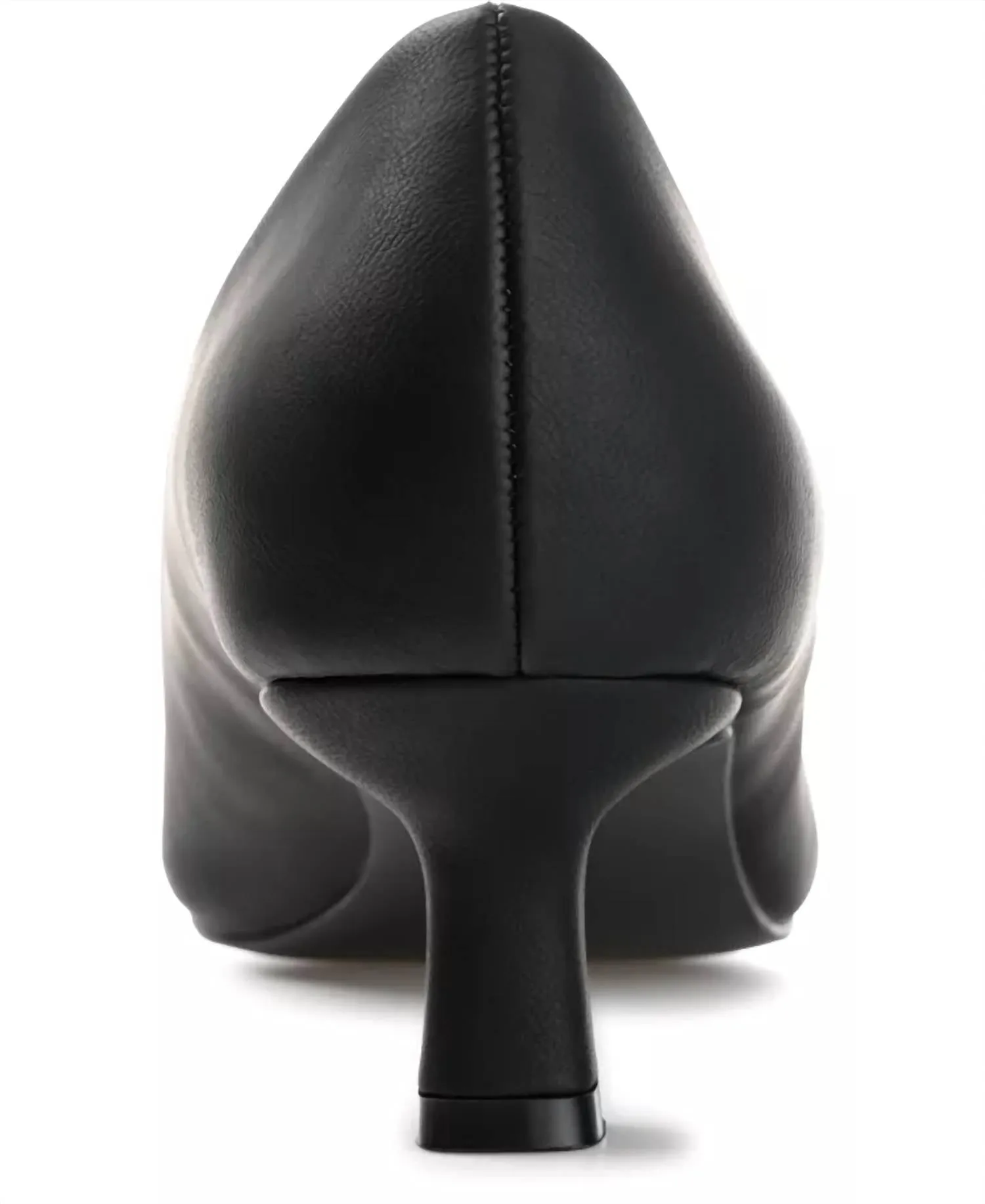 Wide Cecilia Kitten Heel Pumps In Black