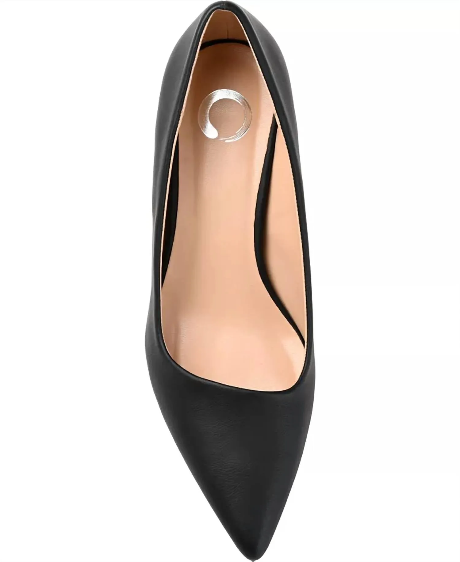 Wide Cecilia Kitten Heel Pumps In Black