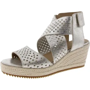 WILLOW Womens Textured Manmade Espadrille Heels