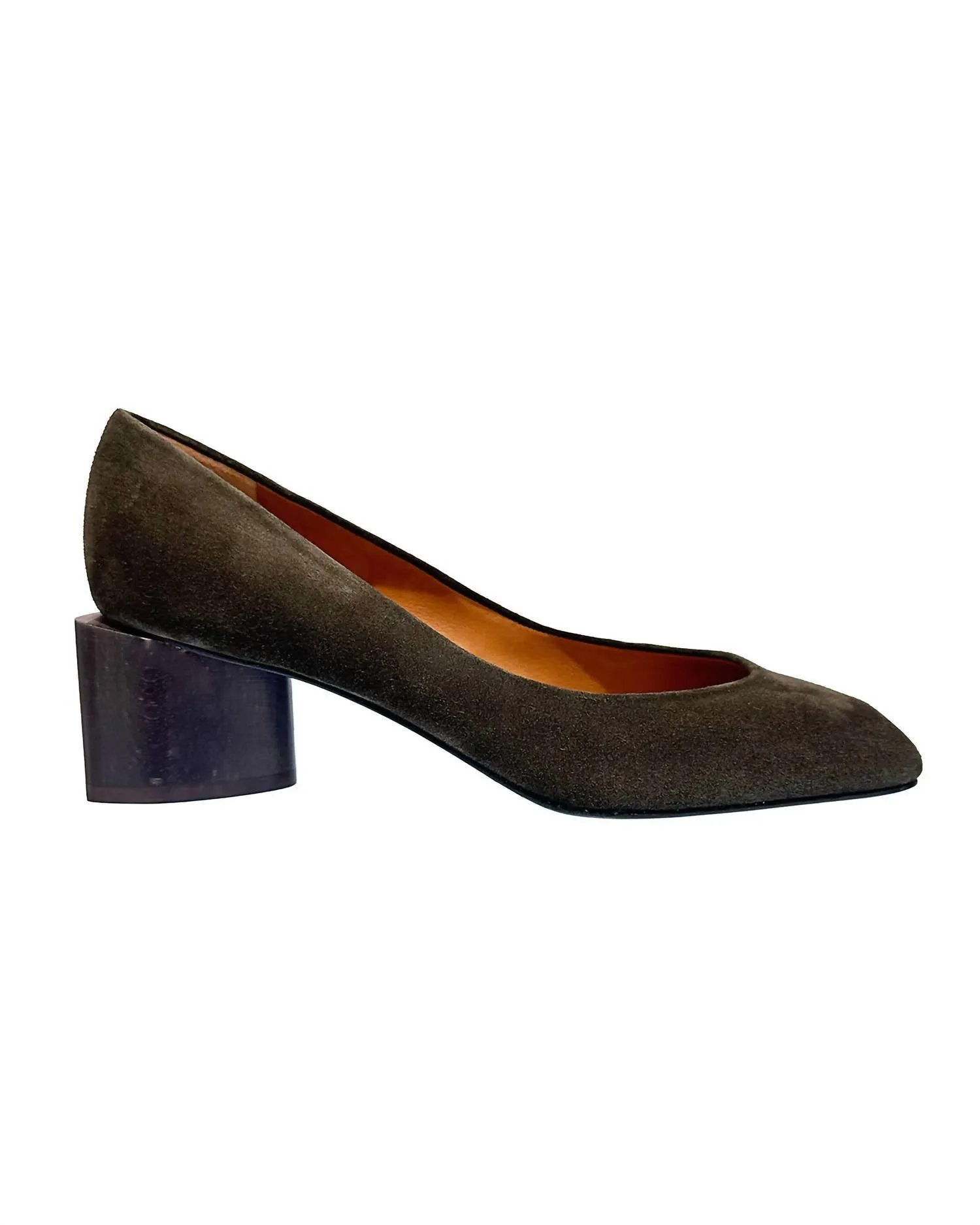 Women Icarus Square Toe Pump In Fox Memetico Suede