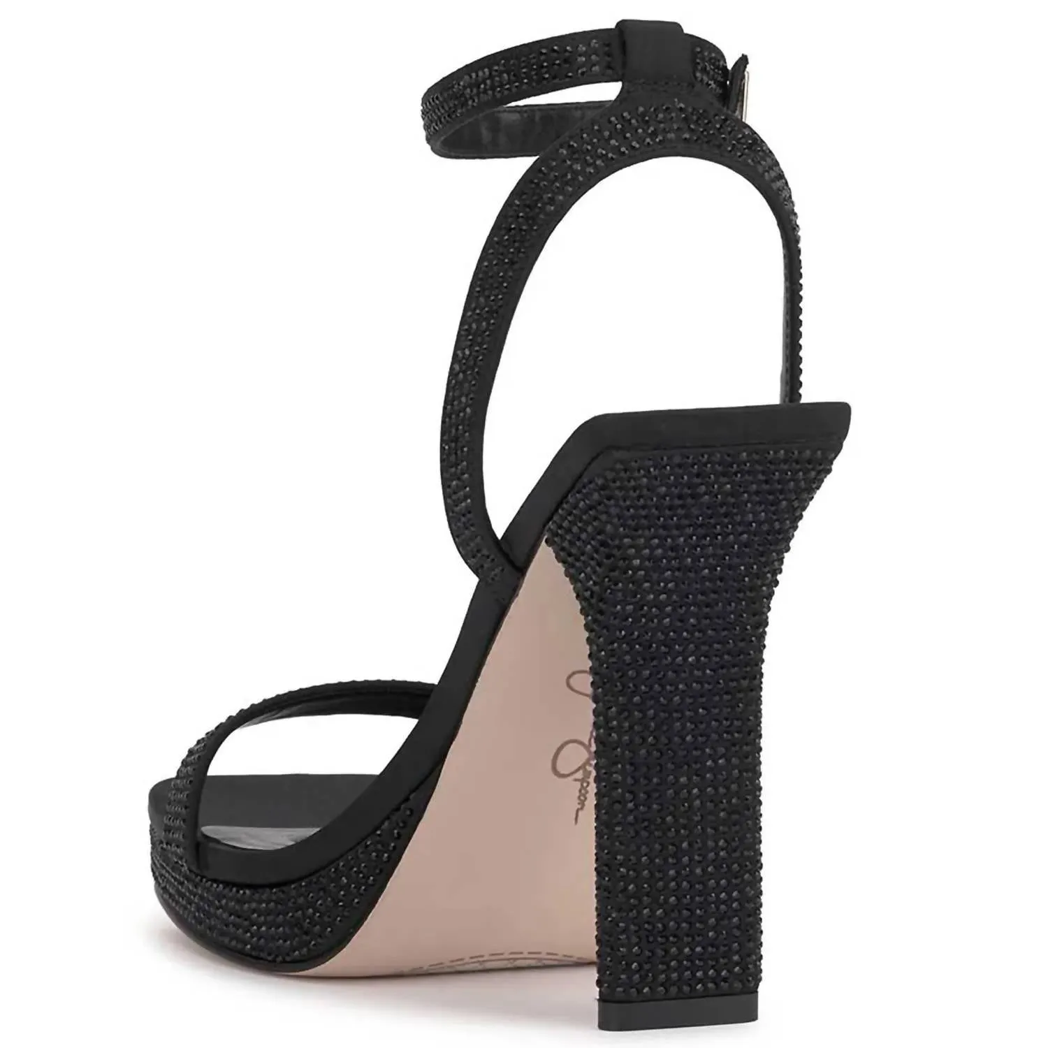 Women's Adonia High Heel In Black Shimmer