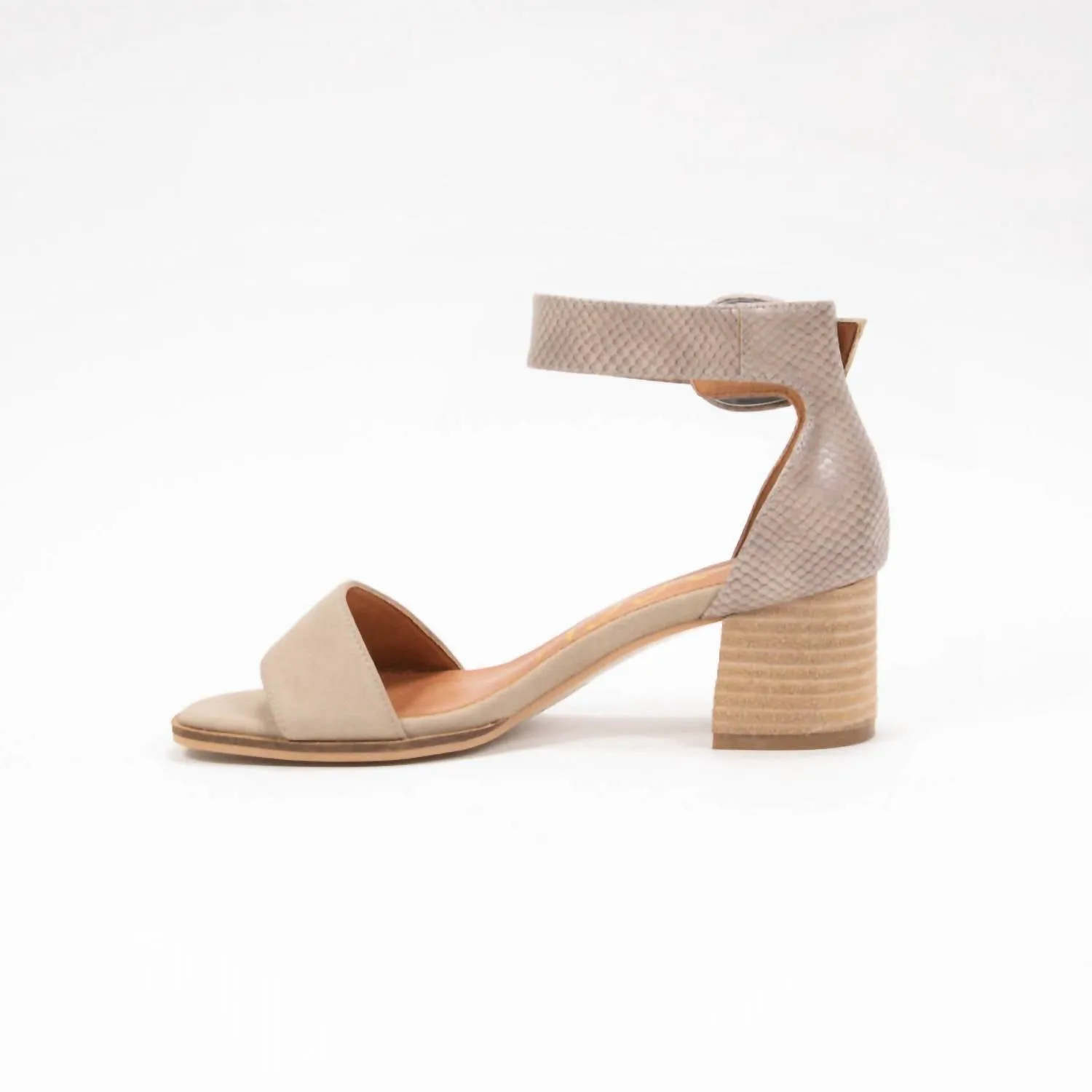 Women's Adore Ankle Strap Heel In Camel