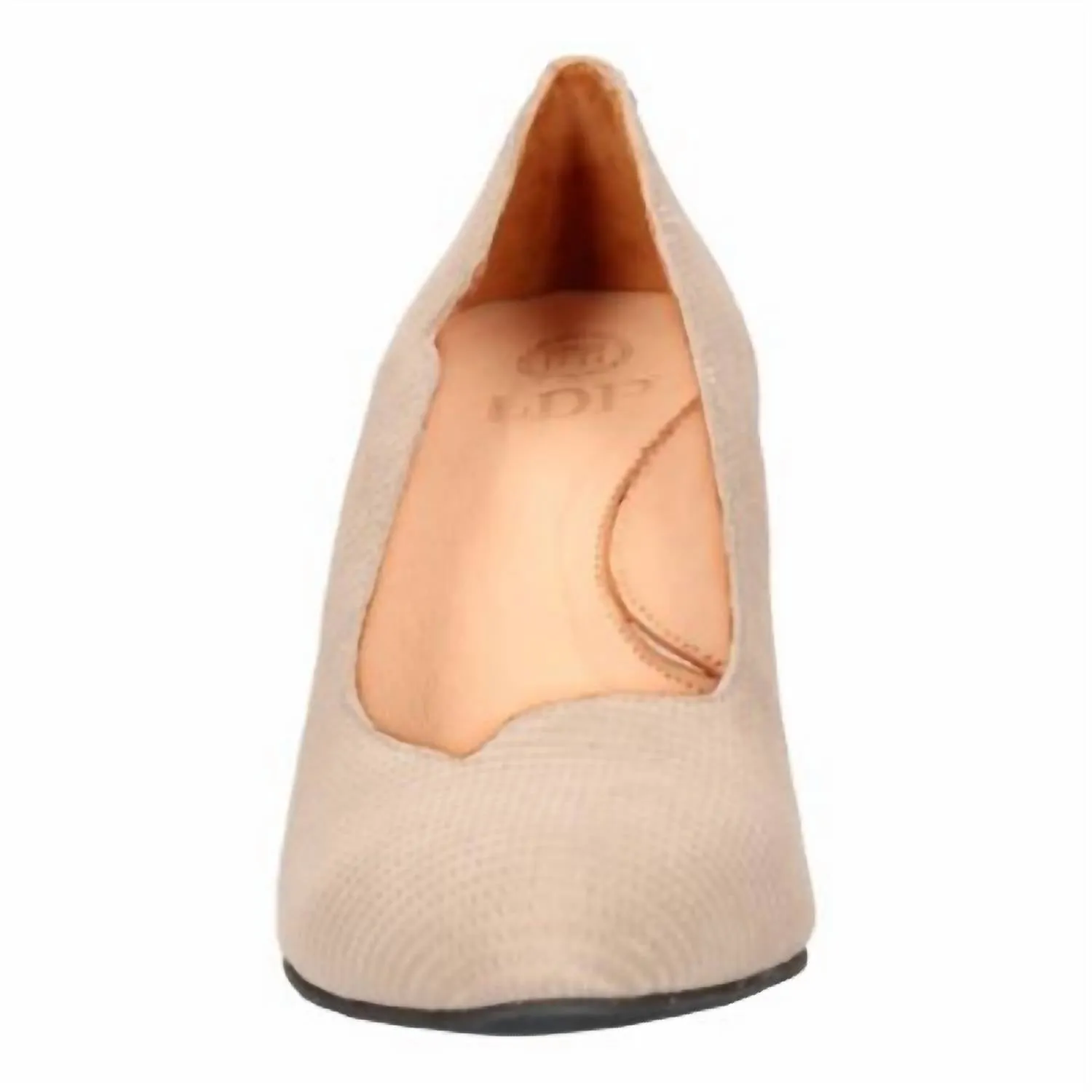 Women's Bamell Leather Pumps In Taupe Raindrop
