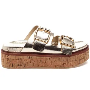 Women's Belinda Platform Sandal In Gold