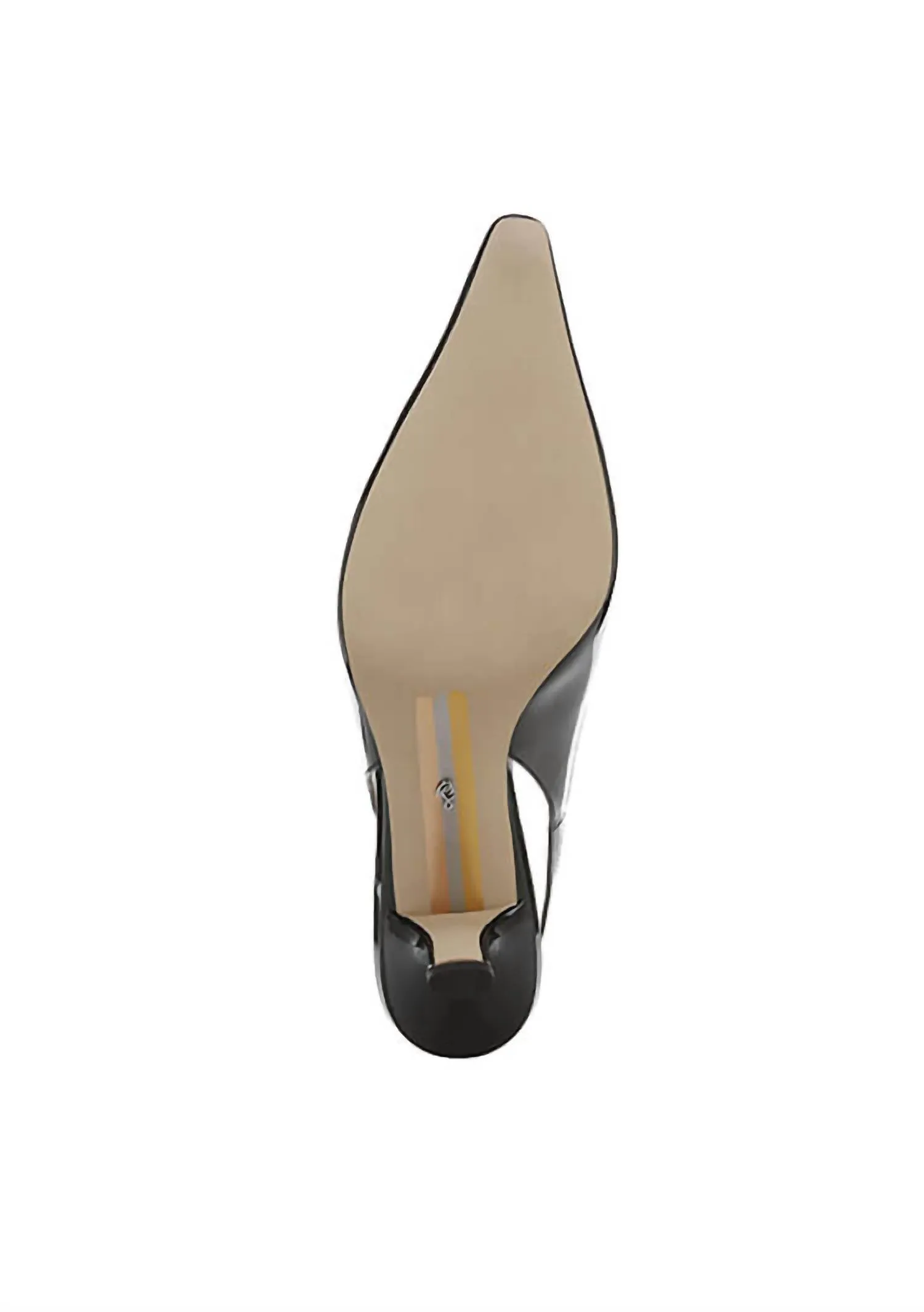 Women's Bianka Slingback Pump In Black Patent