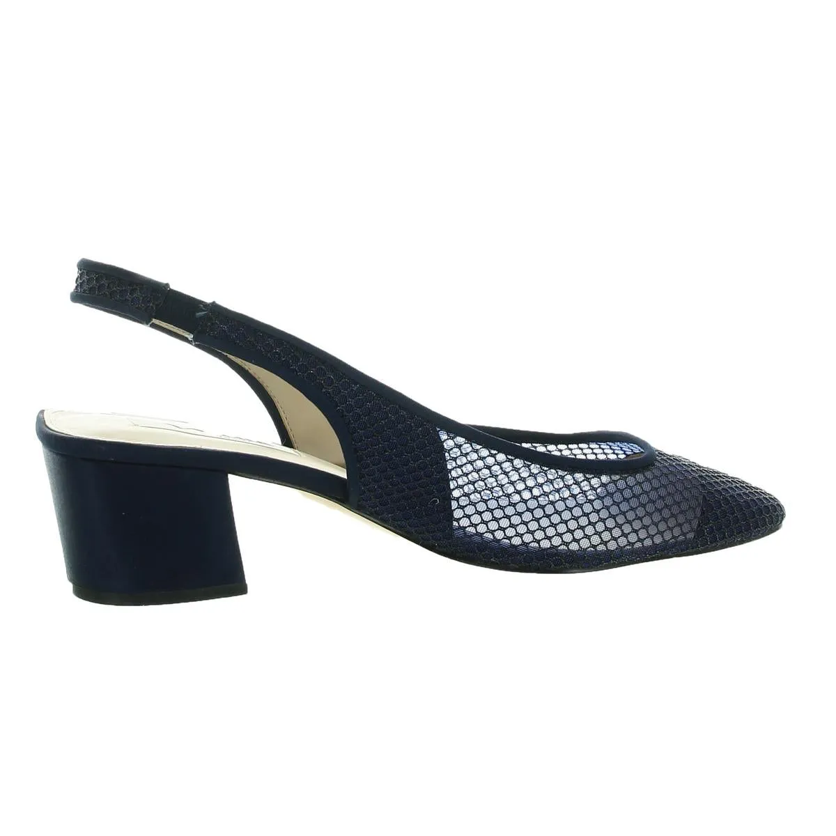 Womens Block Heel Manmade Slingback Heels
