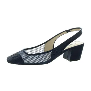 Womens Block Heel Manmade Slingback Heels