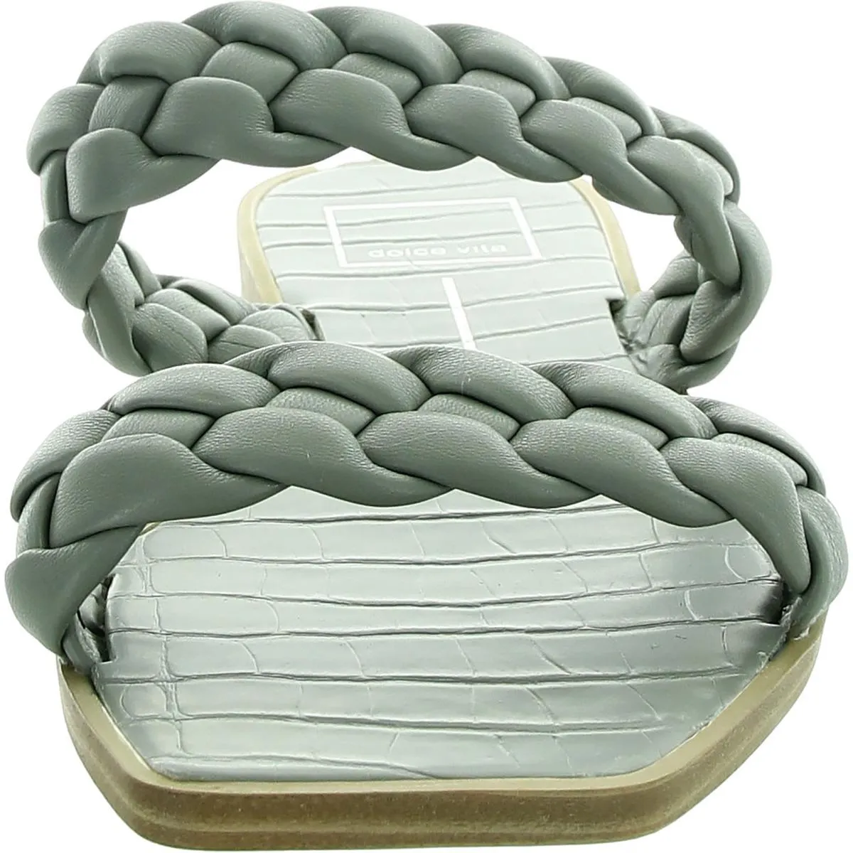 Womens Braided Manmade Slide