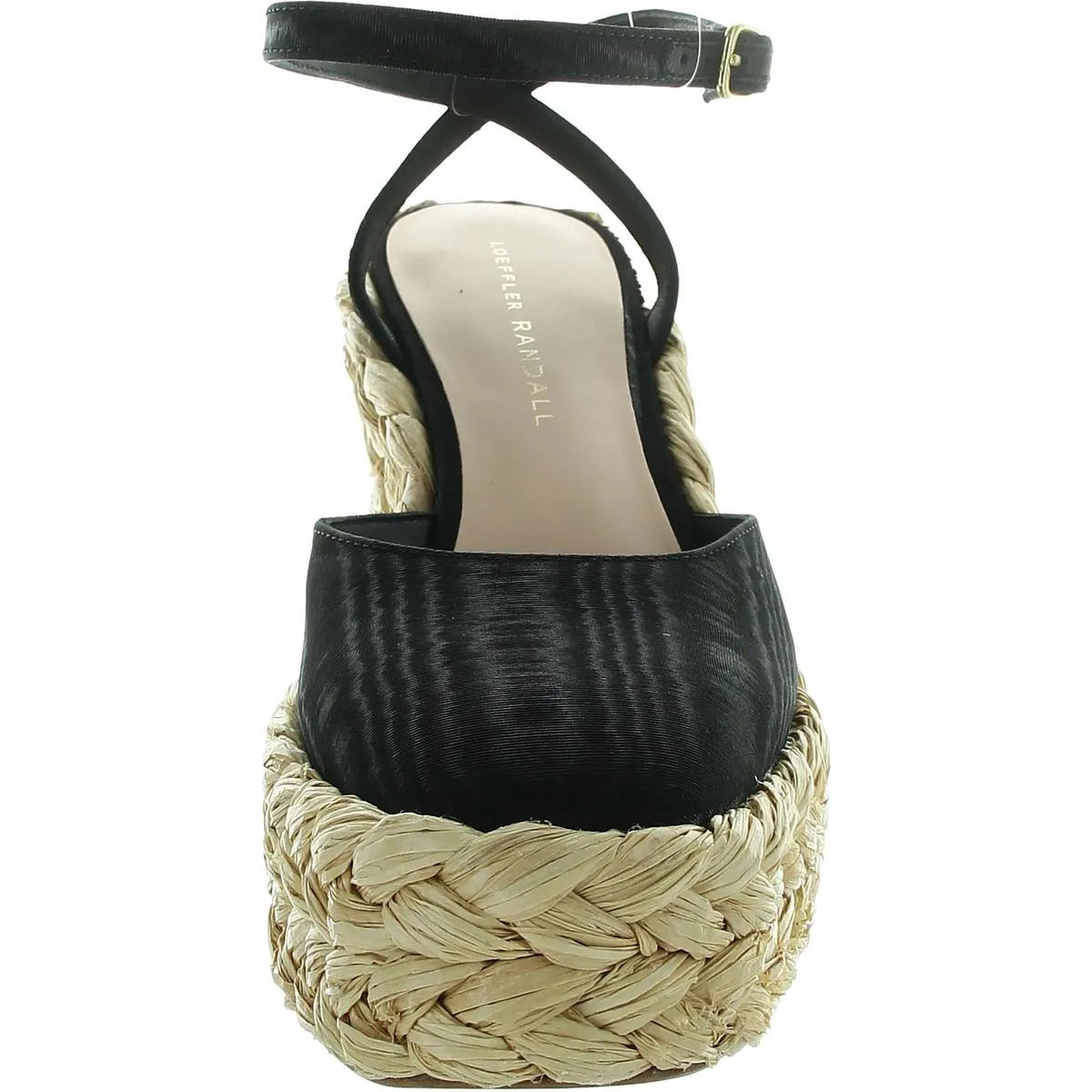 Womens Buckle Espadrille Heels