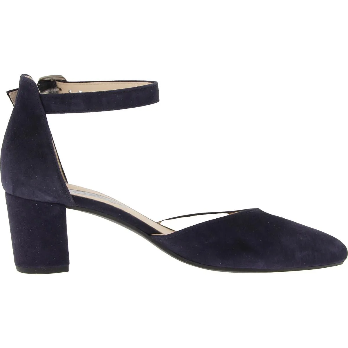 Womens Buckle Leather Ankle Strap