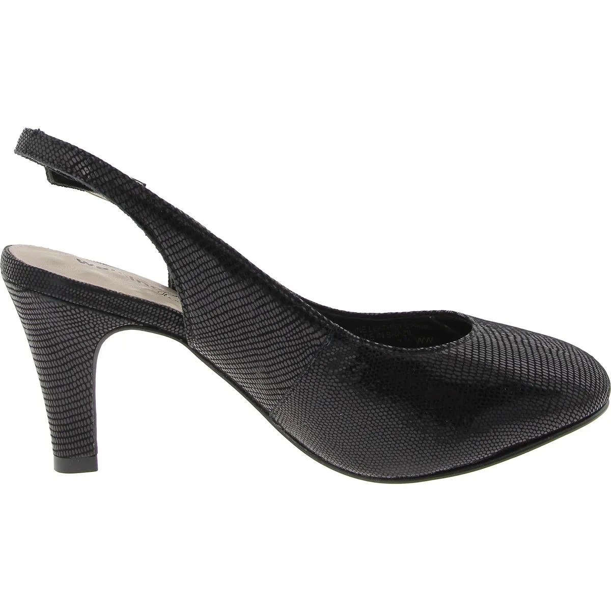 Womens Buckle Slingback Heels