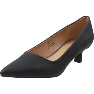 Womens Comfort Insole Faux Leather Pumps