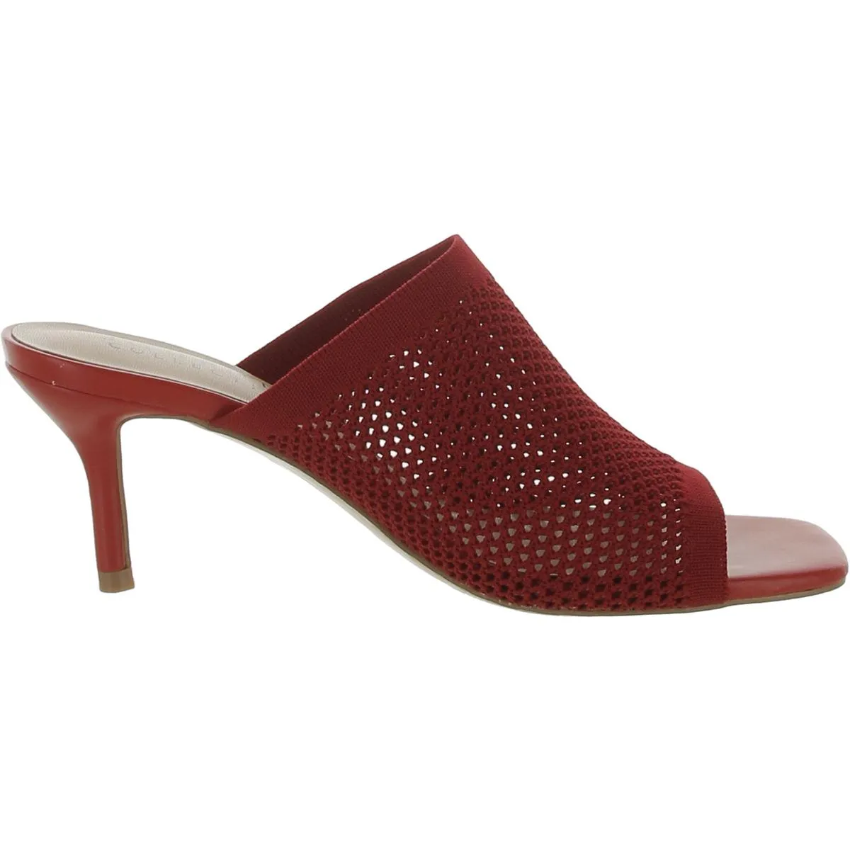 Womens Comfort Insole Knit Kitten Heels