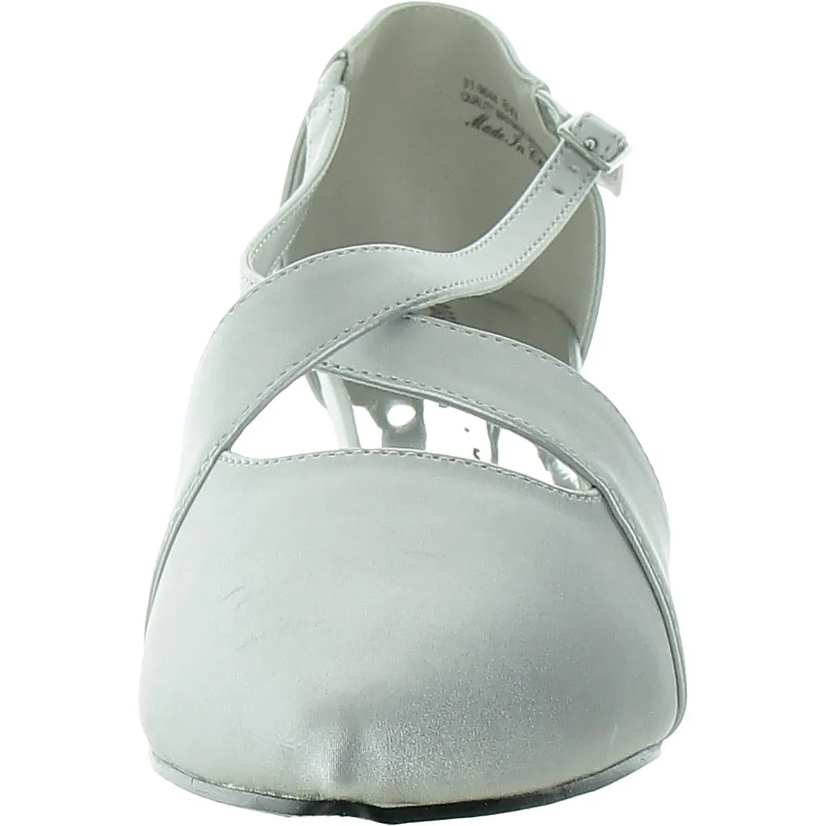 Womens Criss-Cross Man Made Pumps