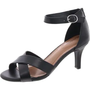 Womens Criss-Cross Manmade Pumps