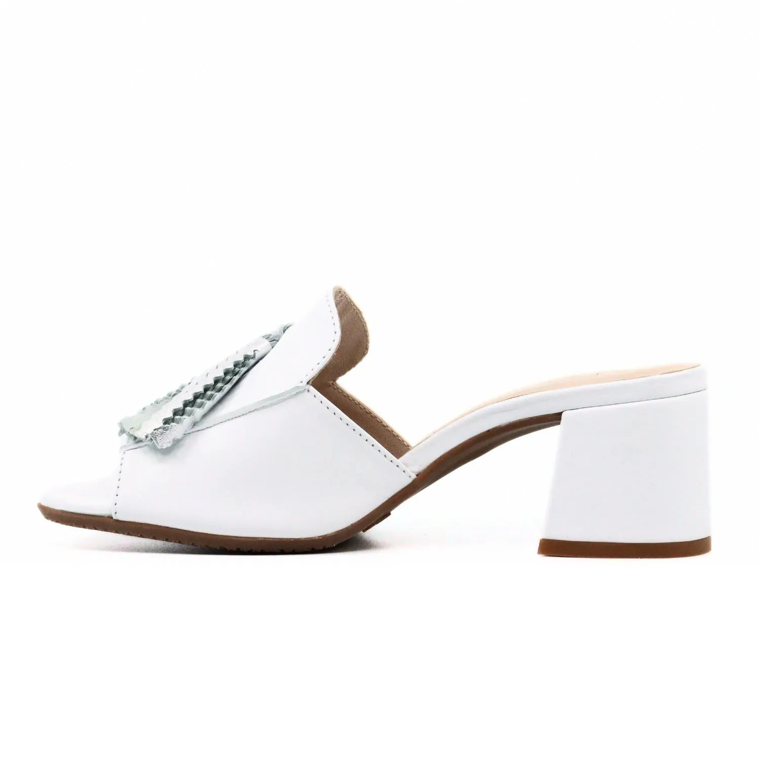 Women's Decker Heels In White