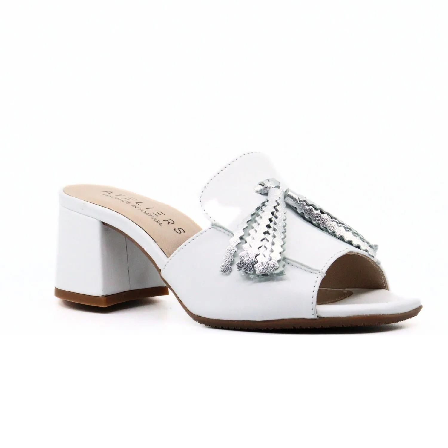 Women's Decker Heels In White