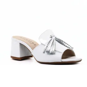 Women's Decker Heels In White