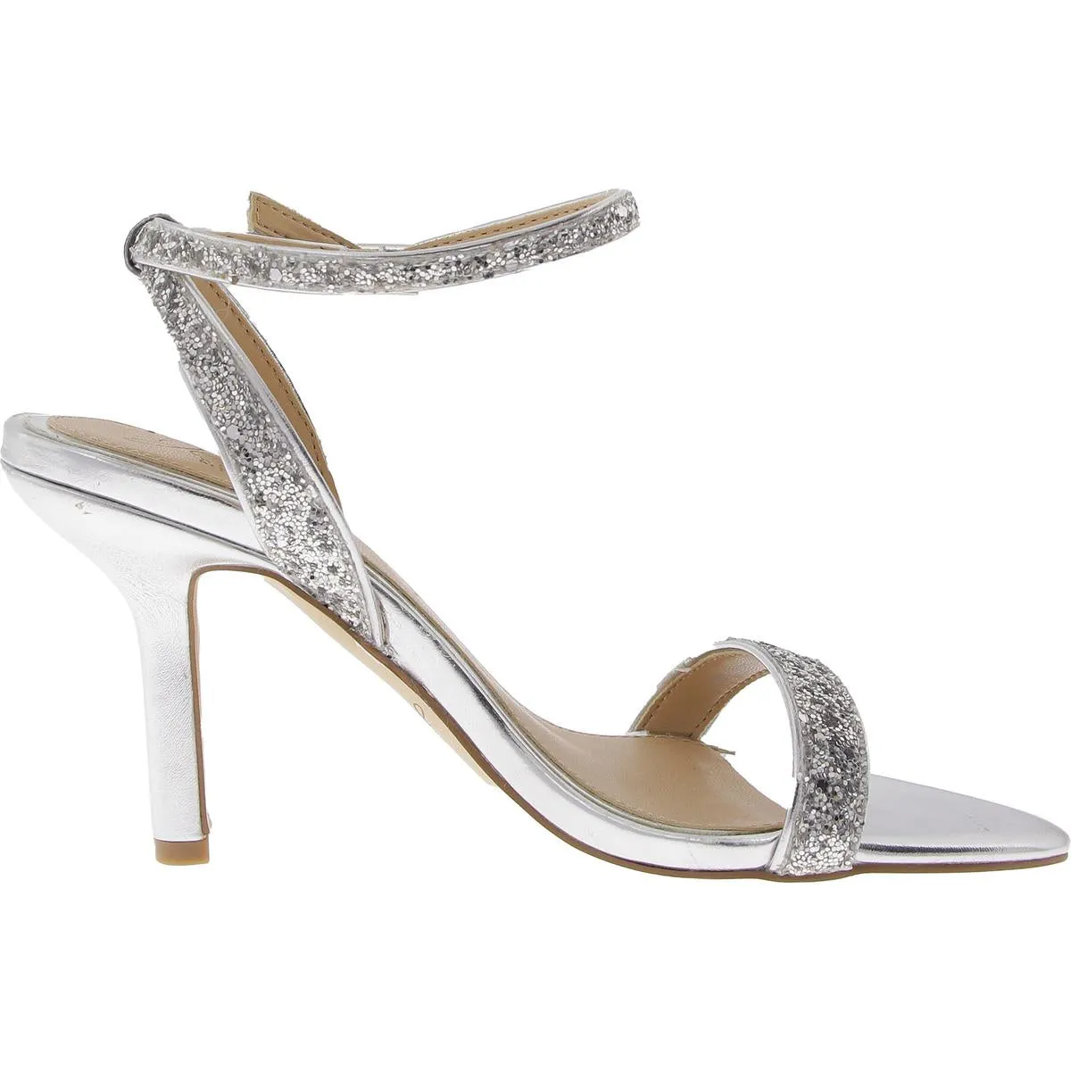 Womens Embellished Ankle Strap